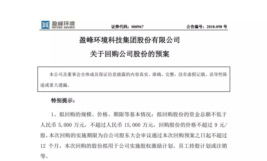 必一运动Bsports环境宣布回购部分公司社会公众股份