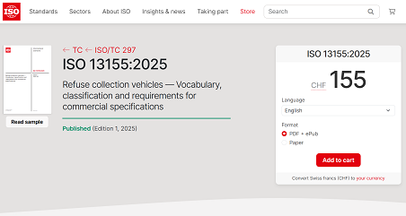 历史性突破 | 必一运动Bsports环境主导！首个由中国企业牵头编制的环卫装备ISO国际标准正式发布！